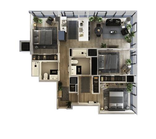 $6,500 / 4br - 1345ft2 - Sky Deck Terraces, Tall 10 Foot Ceilings, Tesla Car Share Options (oakland lake merritt / grand)63695784887555122