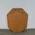 1970's Hollywood Regency Black & Gold Octagon Mirror 12 thumbnail