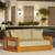 SOLID TEAK/UPHOLSTERED PATIO LOVESEAT - ALLNEW 2 thumbnail