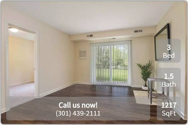 $1,899 / 3br - 1217ft2 - Cats and Dogs Welcome! We are Pet Friendly! 3 BD / 1.5 BA (Hyattsville - University of Maryland)63896394633219121