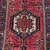 Vintage Persian Hamadan Rug – Hand-Knotted Wool Tribal Medallion, c.19 7 thumbnail