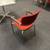 Side / Guest / lobby / Stack Chairs by Haworth Zody in Red Fabric & ch 2 thumbnail