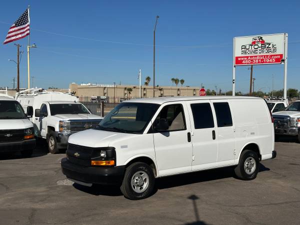 2014 CHEVY EXPRESS 3500 cargo van w/rear air, both sides cargo doors 1