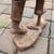 Vintage hand carved wood 3' running man figure B68 12 thumbnail