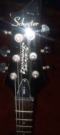 Dark Blue/Purple Schecter Diamond OMEN-6 1