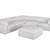White XL cloud 5pc sectional and ottoman - new 1 thumbnail