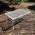 Vintage mid century modern white steel patio coffee table 2 thumbnail