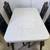 ***VINTAGE KITCHEN TABLE FORMICA TOP WITH 4 CHAIRS** 12 thumbnail