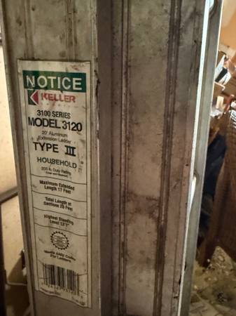 Extension ladder Type lll 1