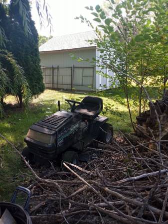 Yard machine riding mower 1
