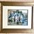 Charming Impressionistic Print of trees by lake in Silver Frame 1 thumbnail