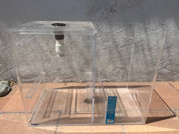 TRUVU Acrylic Wet/Dry Filtration System Overflow for 300 gallons 1