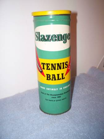 Vintage Slazenger Tennis Ball Tin Can 1