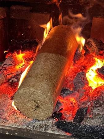 Firewood 8lb Energy Logs - Burns like Oak! 1