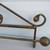 French Art Nouveau Gold Tone Wrought Iron Towel Rack 29" Length 4 thumbnail
