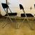 Mid Century MODERN Vintage Folding ITALIAN Chairs, 1970's, Set of 4 17 thumbnail