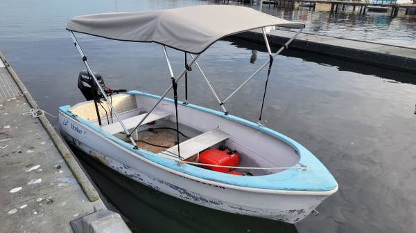 13' FISHING BOAT+NICE TRAILER+"titles"Runs Excellent 1