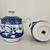 Gumps Oriental Garden blue and white cherry blossoms cream + sugar set 7 thumbnail