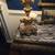 Circa 1760 Italian  gold leaf carved candlestick lamp 2 thumbnail