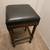 Frontgate Bar Stools Backless Leather Wood 5 thumbnail