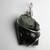 Emerald Crystal in Matrix Pendant, 925 plate wire wrap 6 thumbnail