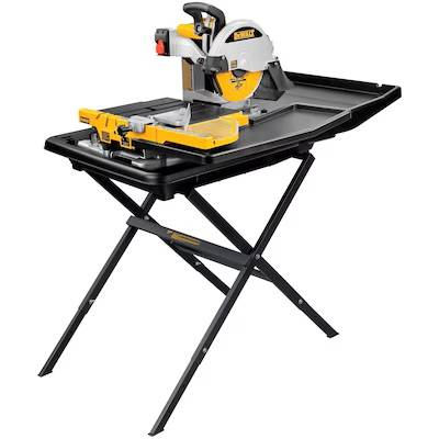 BRAND NEW 10" DeWalt Wet Bridge Sliding Table Tile Saw w/Stand D24000S 1