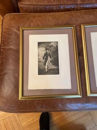 Vintage framed lithos - $295 (New York)63471463842435120