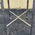 Folding 36” Round Garment Display Retail Rack, Adjustable Height, Casters, All 4 thumbnail