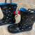 BOYS SPACE RAIN BOOTS SIZE 2-3 2 thumbnail