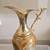 Vintage Onxy Marble Vase w/Brass Handle on Pedestal 8 thumbnail