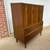 Walnut MCM Brasilia Style High Chest Dresser Vintage 3-Drawer Storage 3 thumbnail