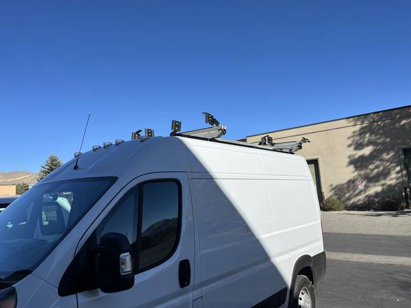 Drop Down Work Van Ladder Rack 1