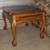 REDUCED Solid Oak CLAW & BALL Foot SHOW HOME Beveled Glass Top Table 7 thumbnail