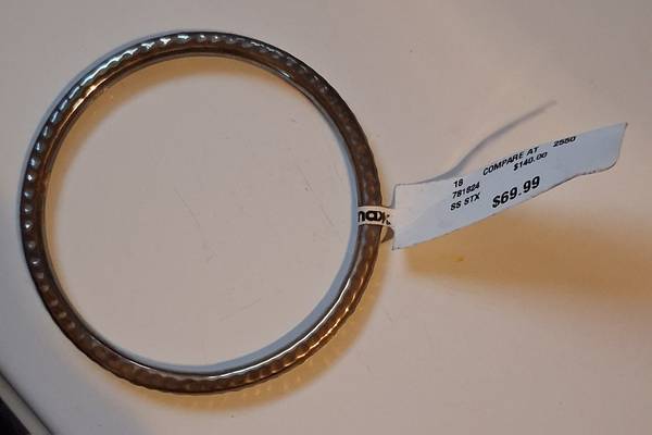 3" Sterling Bangle Bracelet 1