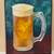 Original Artwork - Frosty Beer Mug - Painted in Acrylic on Canvas 1 thumbnail