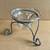 Handcrafted Decorative Centerpiece Iron Stand with Clear Glass Bowl 1 thumbnail