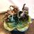 Vintage Glazed Majolica Elephant Centerpiece Bowl or Water Fountain 2 thumbnail
