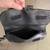 Navy Blue Leather Purse/Clutch with Flower Appliques and  Handle 5 thumbnail