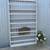 Vintage Solid Wood Plate & Platter Display Rack, Off-White 6 thumbnail