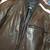 Perry Ellis mens large brown leather race jacket 4 thumbnail
