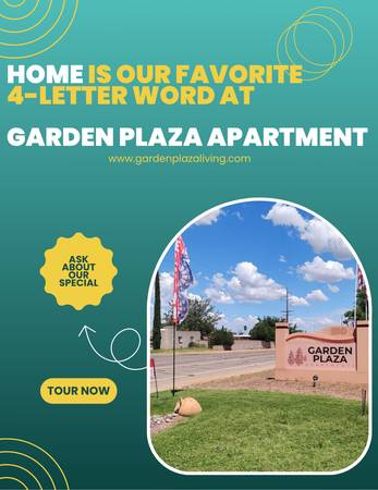 $790 / 1hab - 472ft2 - 🌟 ¡Bienvenido a Garden Plaza Apartments! Especial $500 de descuento Llámanos! 🌟 (Sierra Vista)63816403802625120