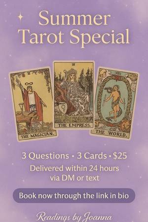 🔮 Tarot Vibe Check – 3 Questions, 24-Hour Answer 1