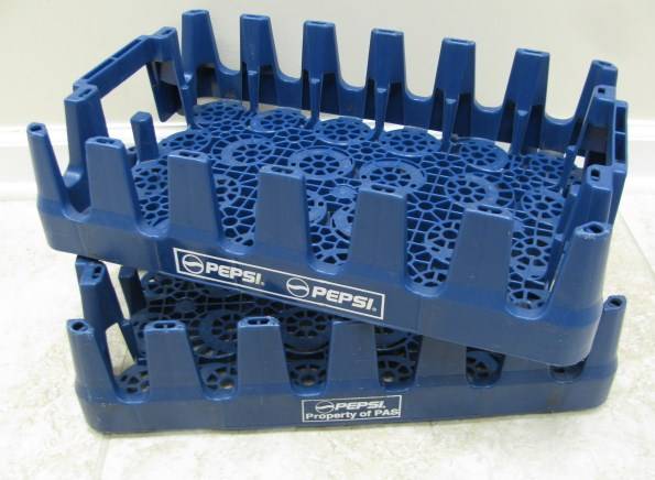 Two Plastic Pepsi Cola Crates 1