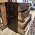 Vintage Japanese Two Piece Wood Tansu Cabinet 9 thumbnail