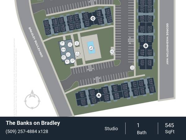 $1,606 / 545ft2 - Pet Spa, Parcel Room, In-Home Washer and Dryer, Fitness and Yoga Room (Richland)63787059434625121