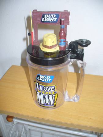 Vintage Bud Light Talking Beer Mug 1