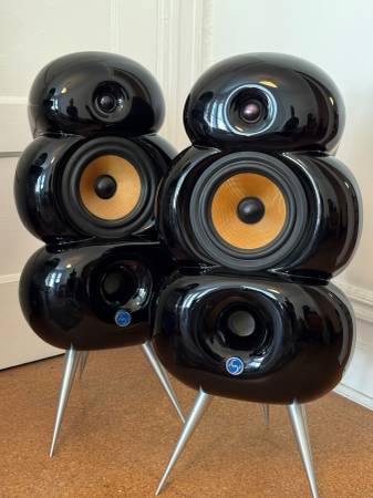 B&W House Pod Speakers / Blue Room / Black - electronics