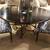 🌸ROUND DINING TABLE IRON SCRAPED WOOD $2000 RETAIL NEW NEED GONE ASAP 1 thumbnail