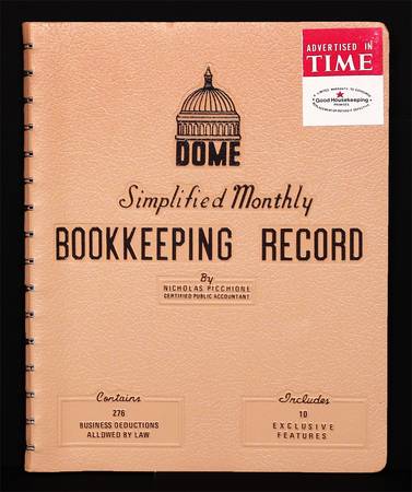 Dome Simplified Monthly Bookkeeping Record - NEW 1