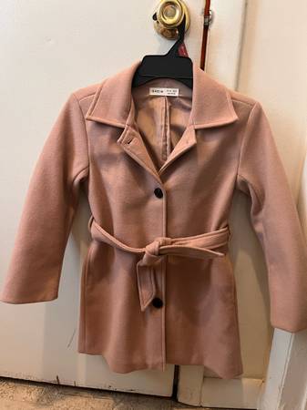 Shein Girls Wool Trench Coat 1